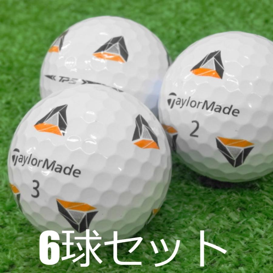 TP5 ロストボール ゴルフボール TaylorMade 2021 pix 6球セット 中古 B