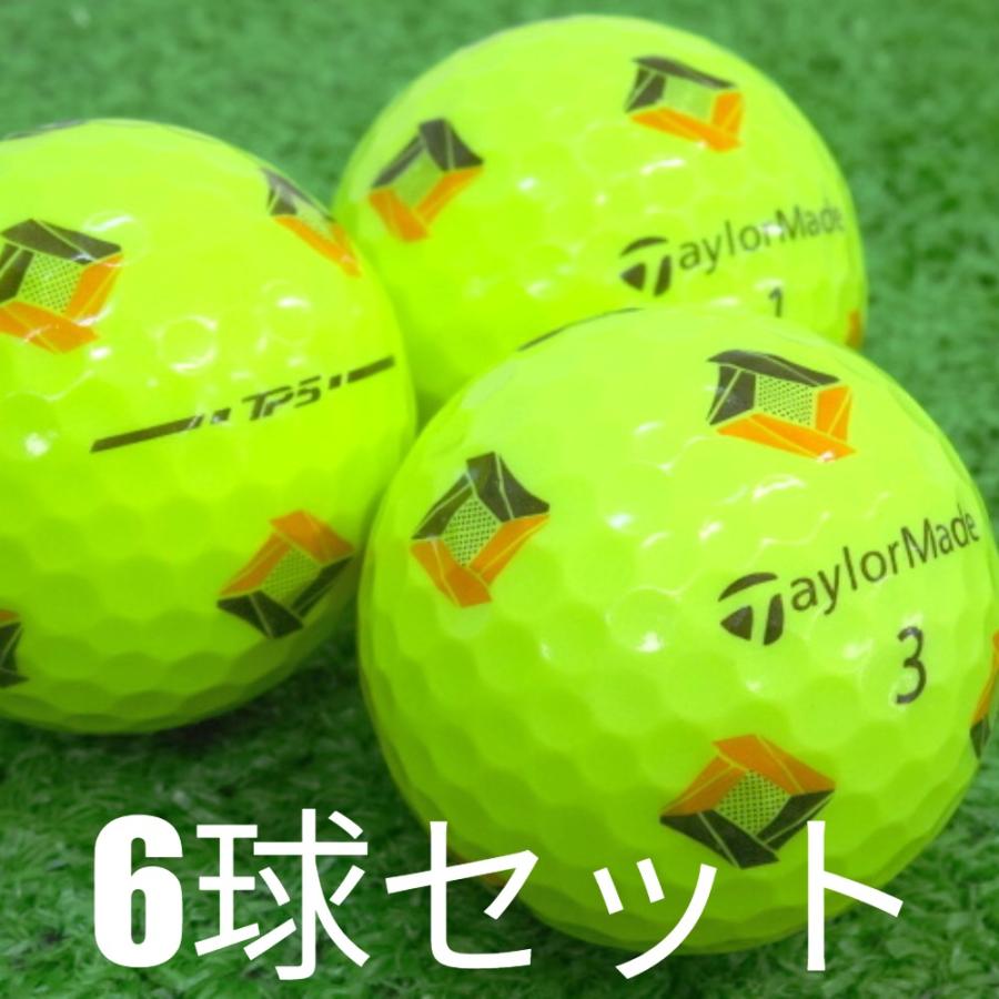 TP5 ロストボール ゴルフボール TaylorMade 2024 pix イエロー 6球