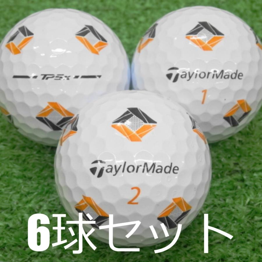 TP5x ロストボール ゴルフボール TaylorMade 2024 pix ホワイト 6球