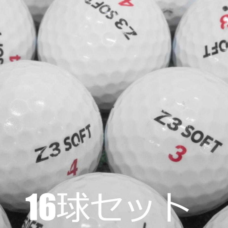 ロストボール ゴルフボール Z3 SOFT ホワイト 16球セット 中古 C
