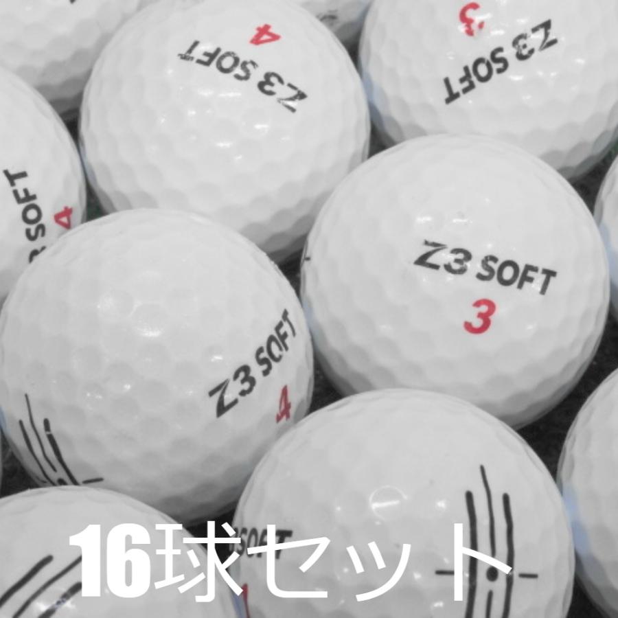 ロストボール ゴルフボール Z3 SOFT ホワイト 16球セット 中古 C