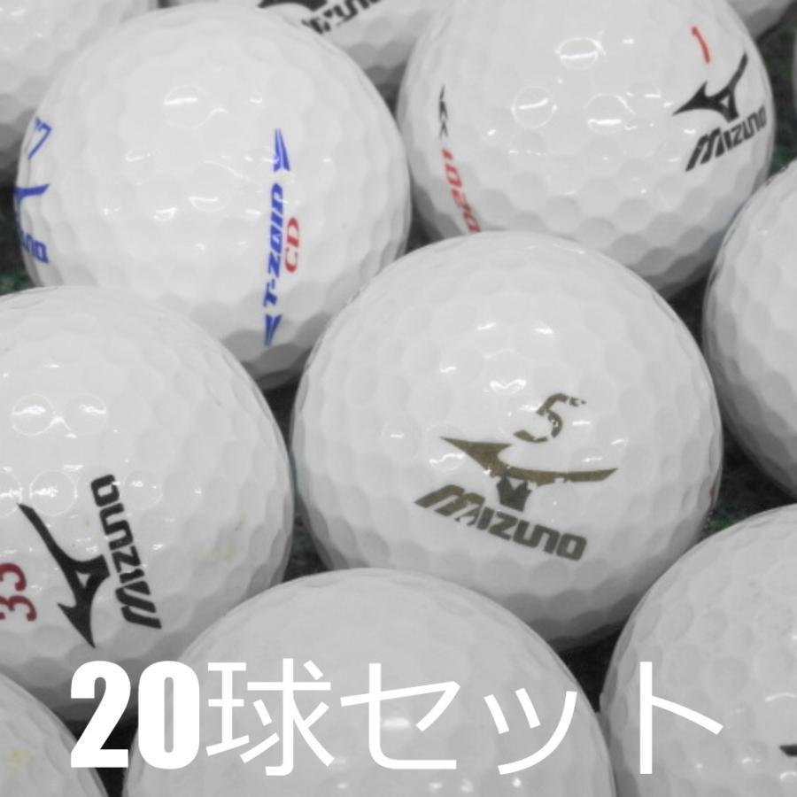 MIZUNO GOLF ロストボール ゴルフボール モデル混合 ホワイト 20