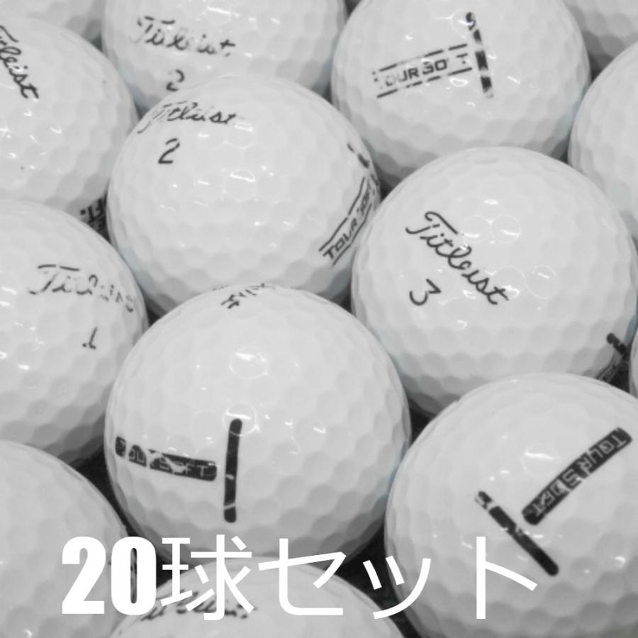 Tour Soft ロストボール ゴルフボール Titleist TOUR SOFT ホワイト 20