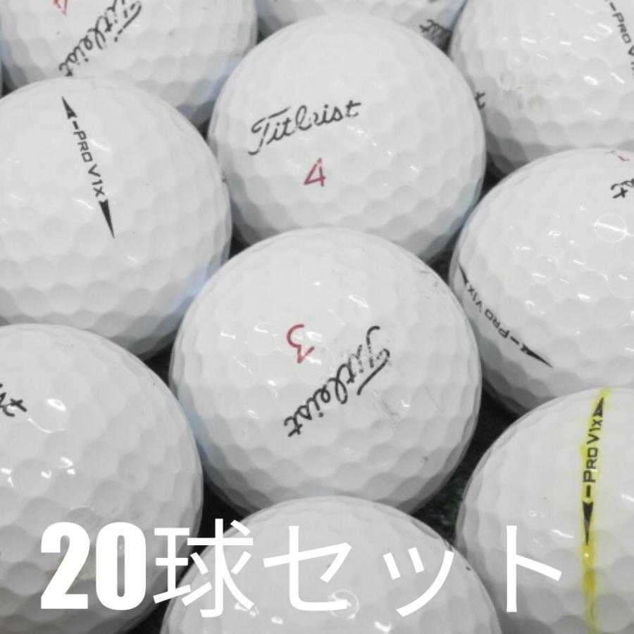 Pro V1x ロストボール ゴルフボール Titleist LEFT DASH 20球セット 