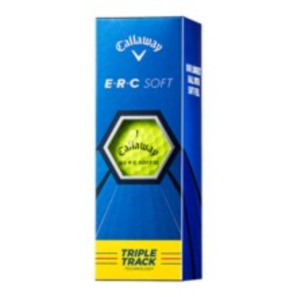 キャロウェイ　ERC SOFT イエロー　ゴルフボール　2ダース E.R.C 送料無料 キャロウェイ ERC SOFT 2021年モデル イエロー 2