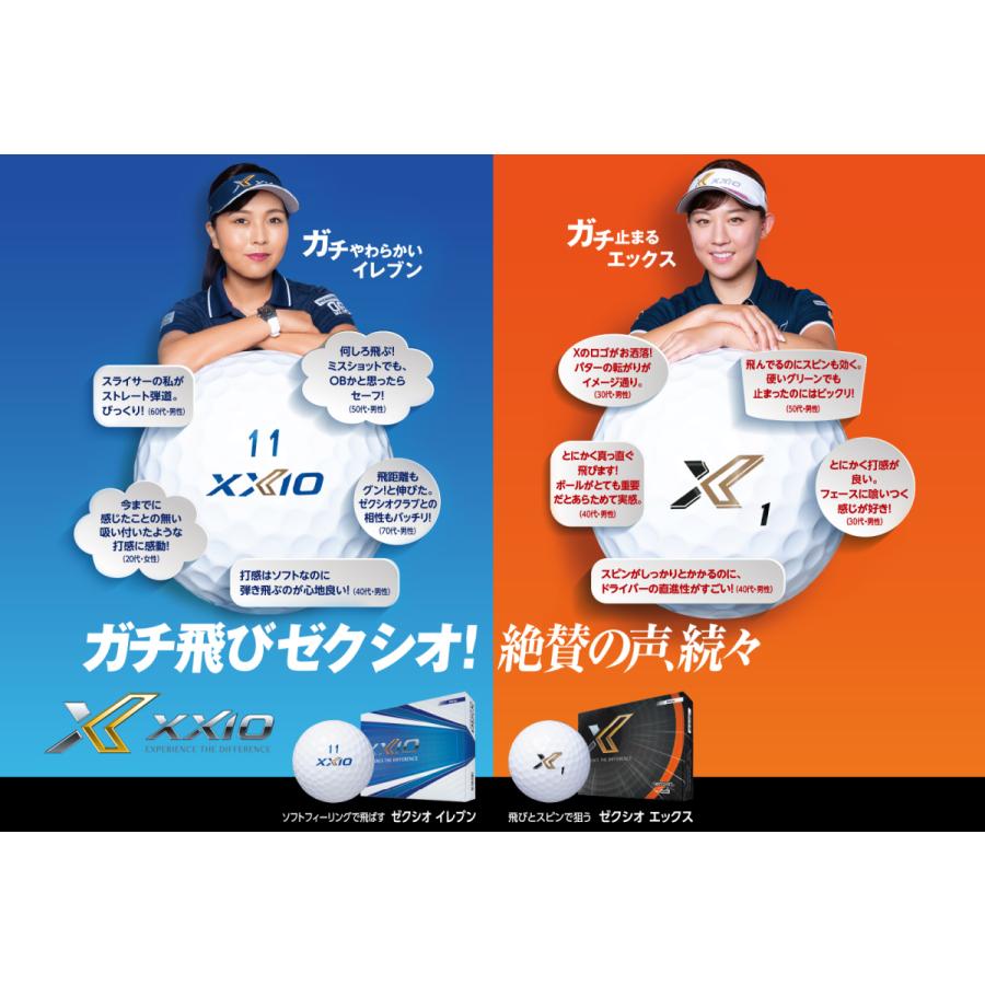 XXIO ダンロップ ゼクシオ イレブン 11 ゴルフボール ルビーレッド 1