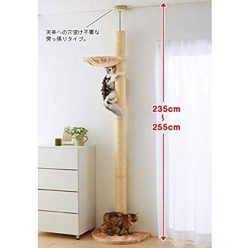 ★レア物 新品未開封 おうちで木登りタワー シングル （突っ張り型キャットタワー） 猫タワー 爪とぎ ハンモック ストレス解消 安定感 省スペース 【1977913755】(11814円)
