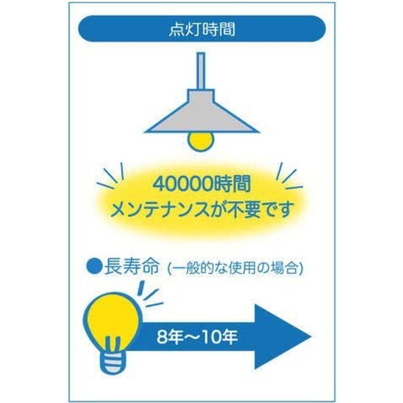 大光電機(DAIKO)　アウトドアスポット　LED内蔵　LED　2700K　DOL-5209YB　4.9W　電球色　ブラック