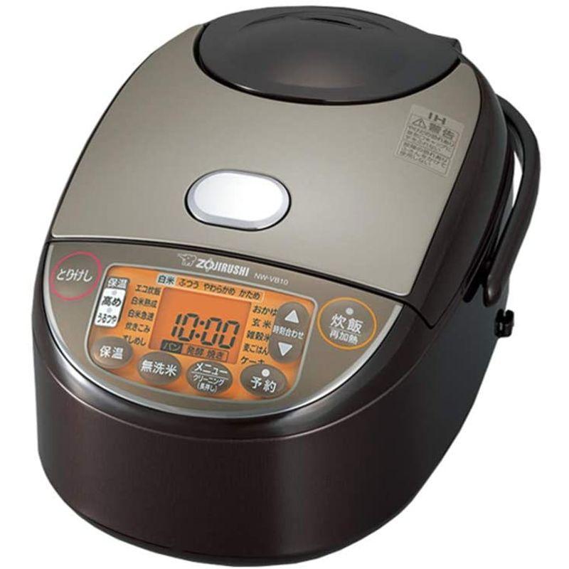 象印 炊飯器 5.5合 IH式 極め炊き 黒まる厚釜 保温30時間 ブラウン NW-VB10-TA 炊飯器 5合 IH式 極め炊き 黒まる厚釜 保温30時間 ブラウン NW VB10 TA
