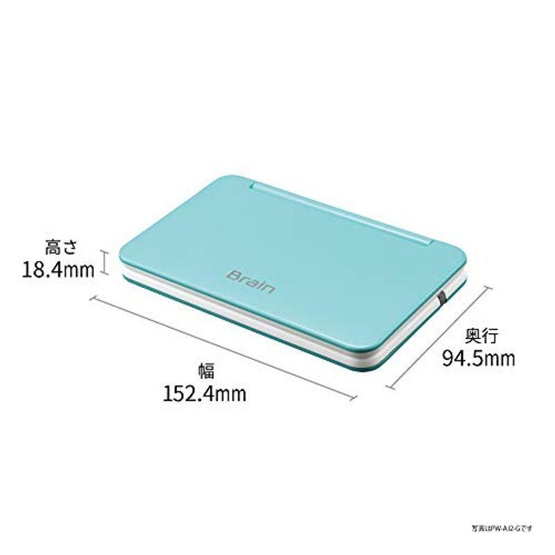 シャープ 電子辞書 Brain 中学生モデル 150コンテンツ収録 グリーン系 2019年秋モデル PW-AJ2-G 電子辞書 Brain 中学生モデル 150コンテンツ収録 グリーン系 2019年秋モデル PW AJ2
