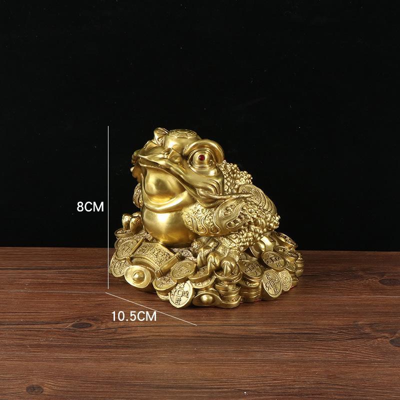 風水 カエル 置物 三本脚の蛙 銭蛙 かえる 三本足 金運 開運 グッズ