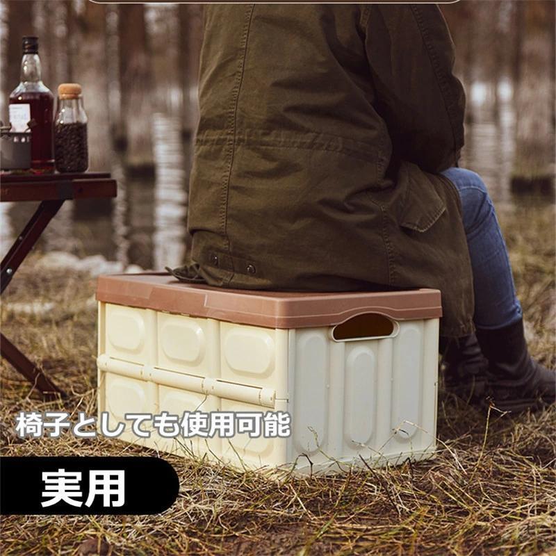 収納ボックス 折りたたみ キャンプ コンテナボックス 木蓋付き 収納ボックス 折りたたみ キャンプ コンテナボックス 木蓋付き