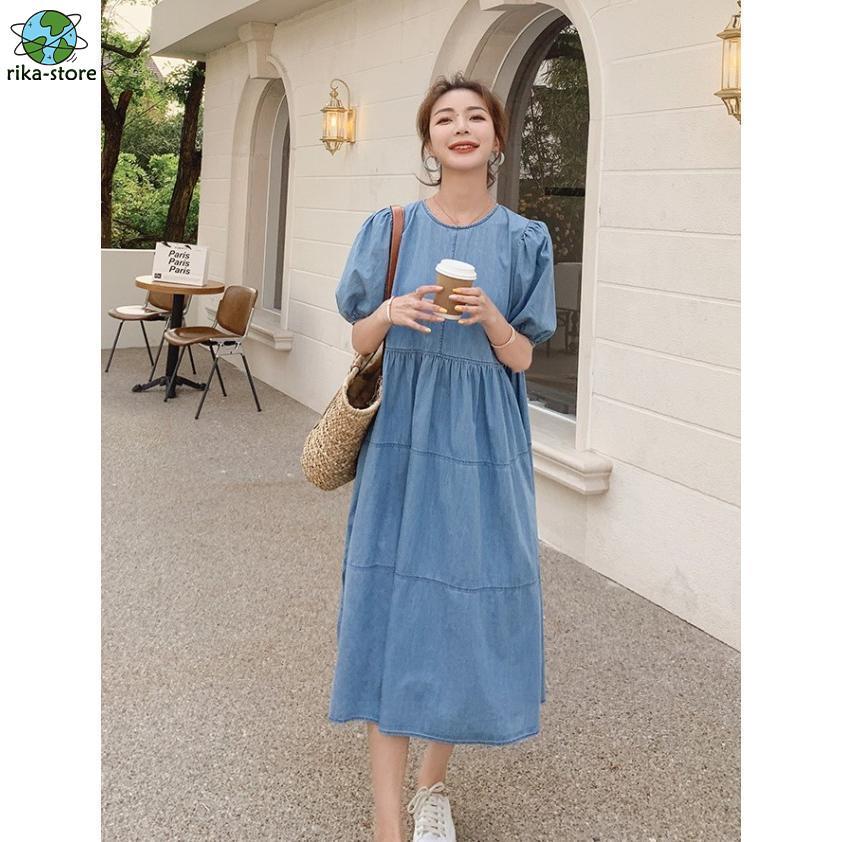 ②2wayデニムティアードワンピース/スカート　M-L ②2wayデニムティアードワンピース/スカート M-L