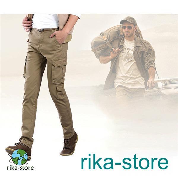 カーゴパンツ メンズ ミリタリー ワークパンツ チノパン 作業