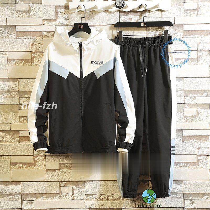 ウインドブレーカー上下セット レディース メンズ 秋コディー 秋服 春 おしゃれ セットアップ 運動着 フード スポーツウエア ウインドブレーカー上下セット レディース メンズ 秋コディー 秋服 春