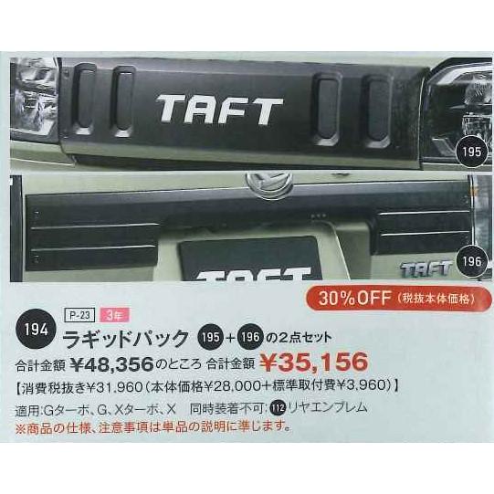 ダイハツ（DAIHATSU） タフト TAFT 30％OFFお得なラギットパック