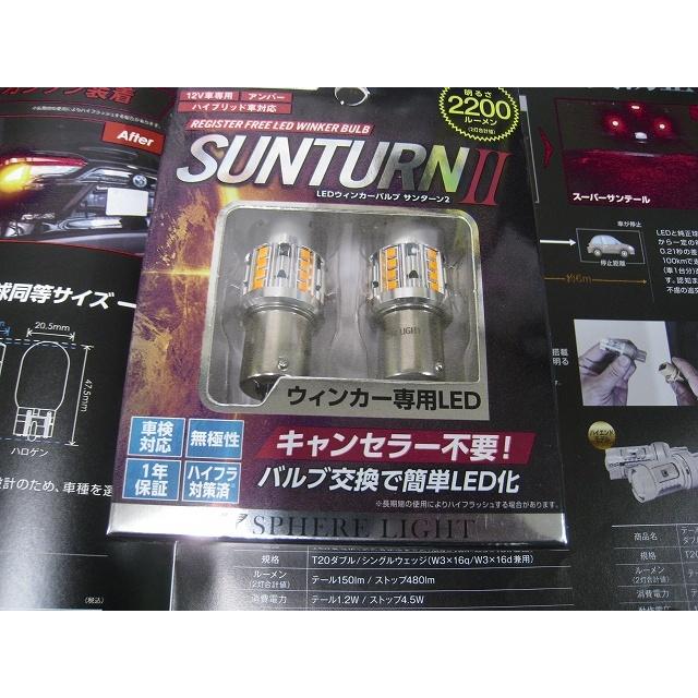 SPHERE LIGHT（スフィアライト） SUNTURII LED ウインカー サンターン2