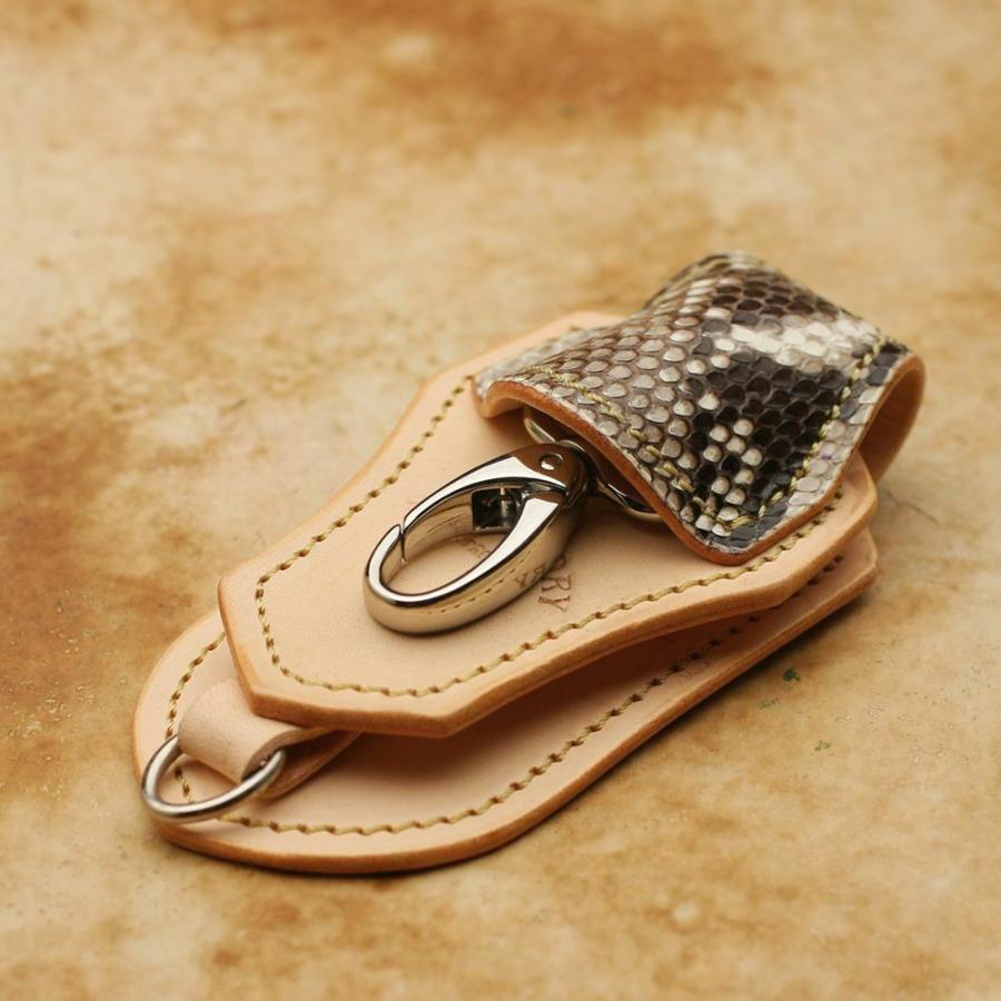 S'FACTORY ベルトループ キーリング＆ループ パイソン ナチュラル（ヘビ革） |  | 01