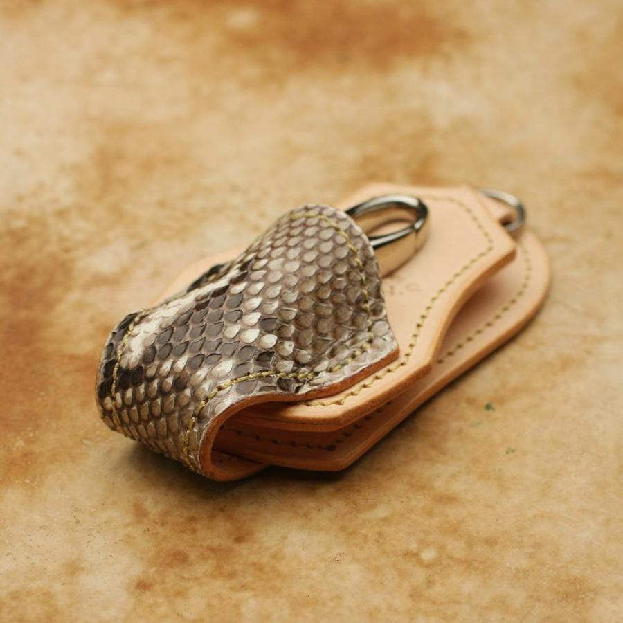 S'FACTORY ベルトループ キーリング＆ループ パイソン ナチュラル（ヘビ革） |  | 03