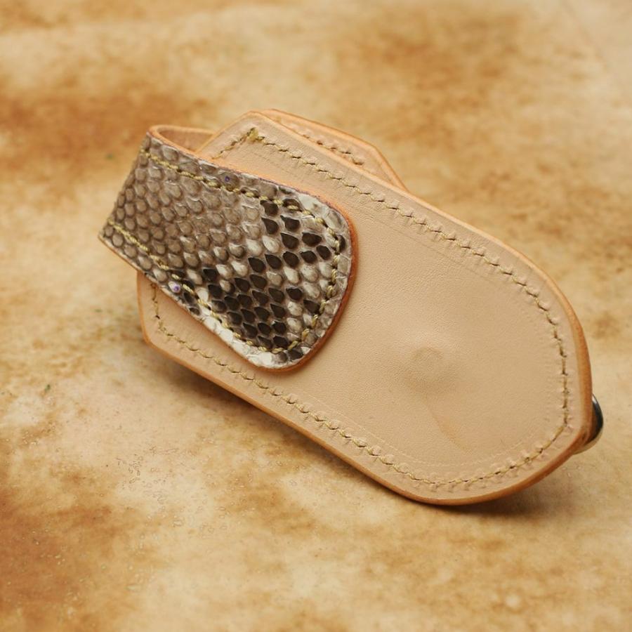 S'FACTORY ベルトループ キーリング＆ループ パイソン ナチュラル（ヘビ革） |  | 05