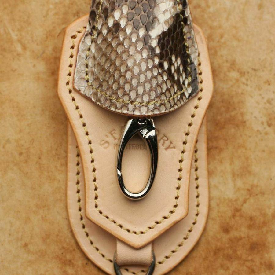 S'FACTORY ベルトループ キーリング＆ループ パイソン ナチュラル（ヘビ革） |  | 06