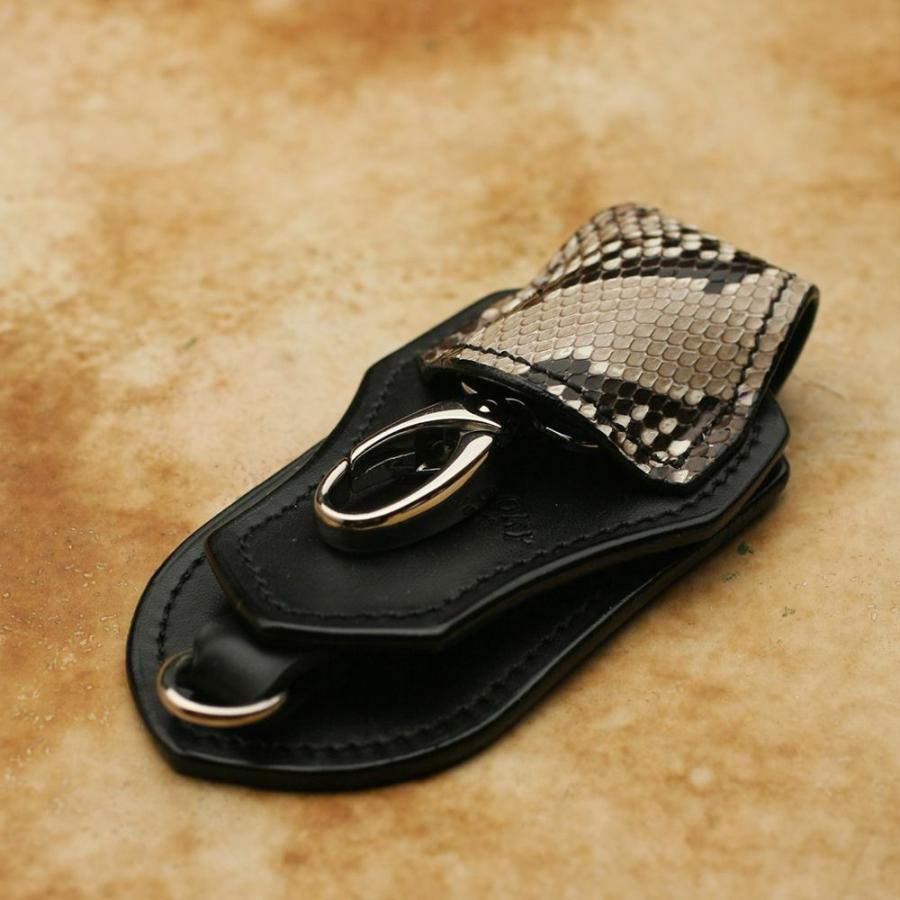 S'FACTORY ベルトループ キーリング＆ループ パイソン ブラック（ヘビ革） |  | 01