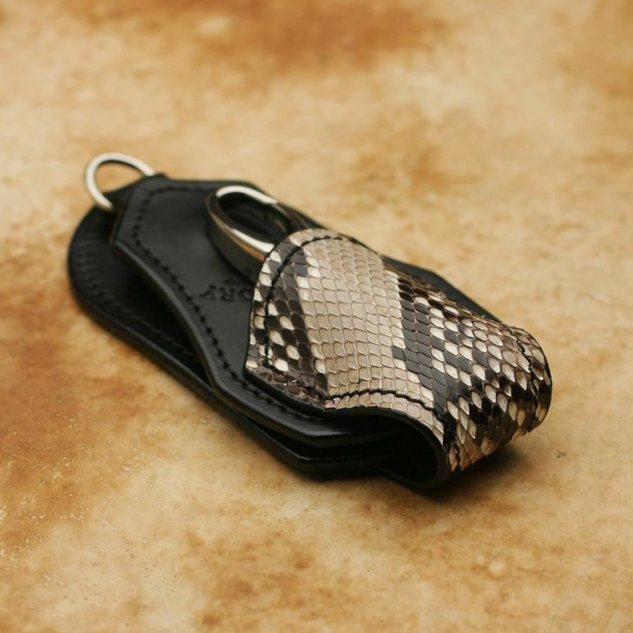 S'FACTORY ベルトループ キーリング＆ループ パイソン ブラック（ヘビ革） |  | 04