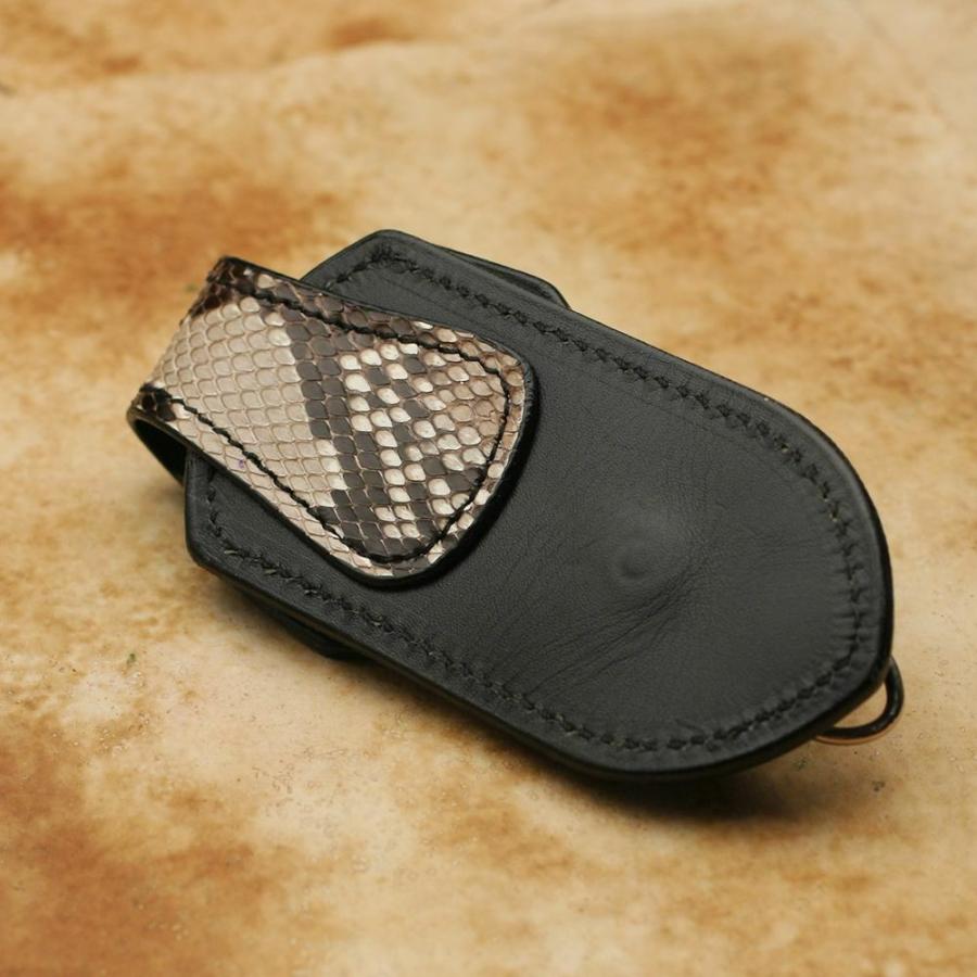 S'FACTORY ベルトループ キーリング＆ループ パイソン ブラック（ヘビ革） |  | 05