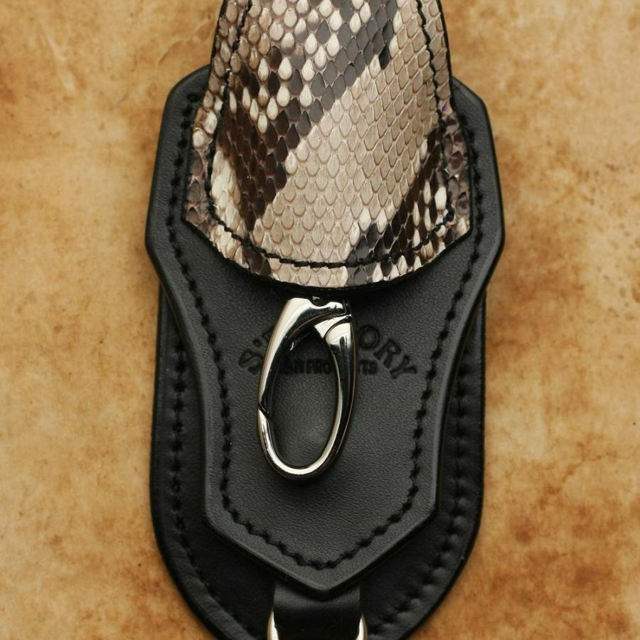 S'FACTORY ベルトループ キーリング＆ループ パイソン ブラック（ヘビ革） |  | 06