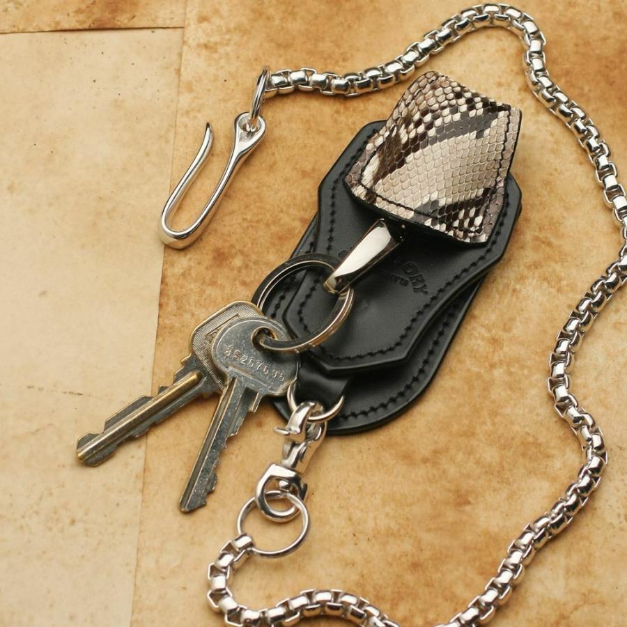 S'FACTORY ベルトループ キーリング＆ループ パイソン ブラック（ヘビ革） |  | 08