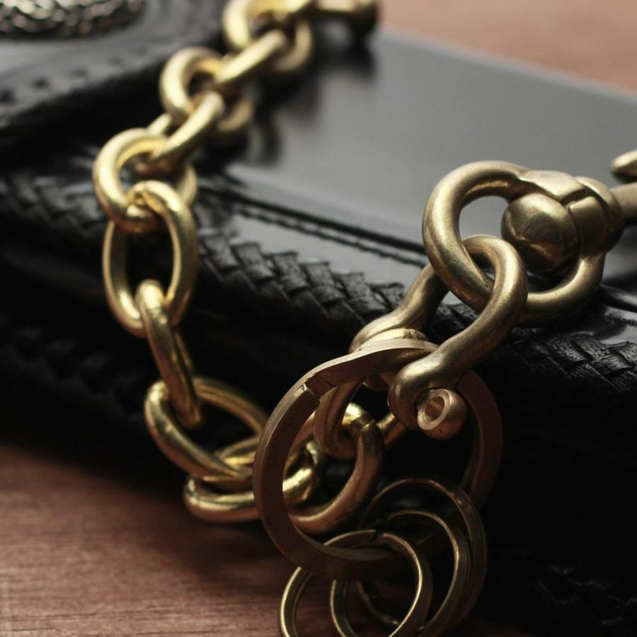 S'FACTORY キーリング ショート ウォレット チェーン リング ゴールド