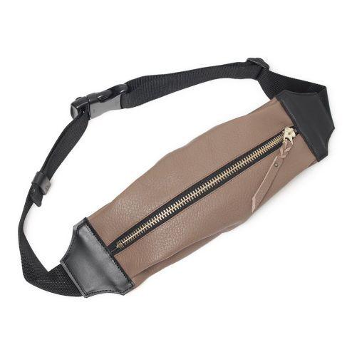 S'FACTORY バッグ スリム ボディバッグ カウレザー ブラウン（牛革）