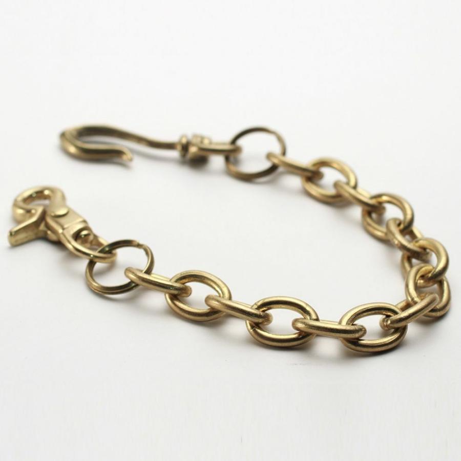 真鍮ウォレットチェーン ゴールド シルバー　2本セット 楽天市場】メンズ アクセサリー シルクリング ブラス ウォレット