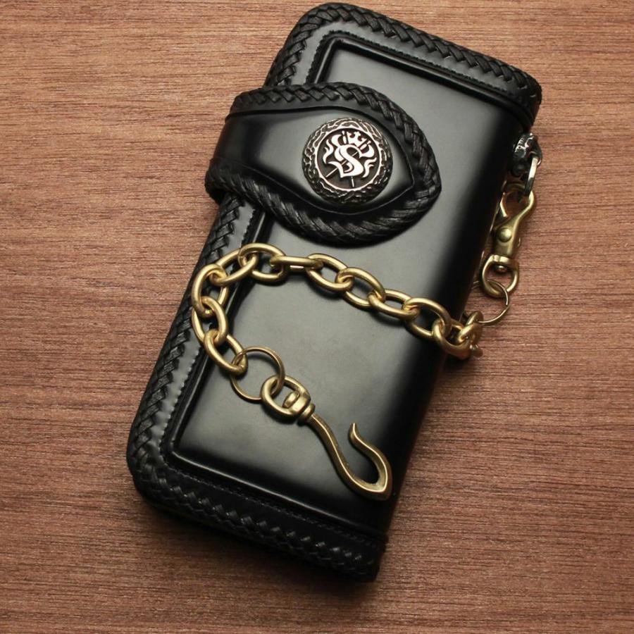 S'FACTORY ショート ウォレット チェーン リング ゴールド ブラス