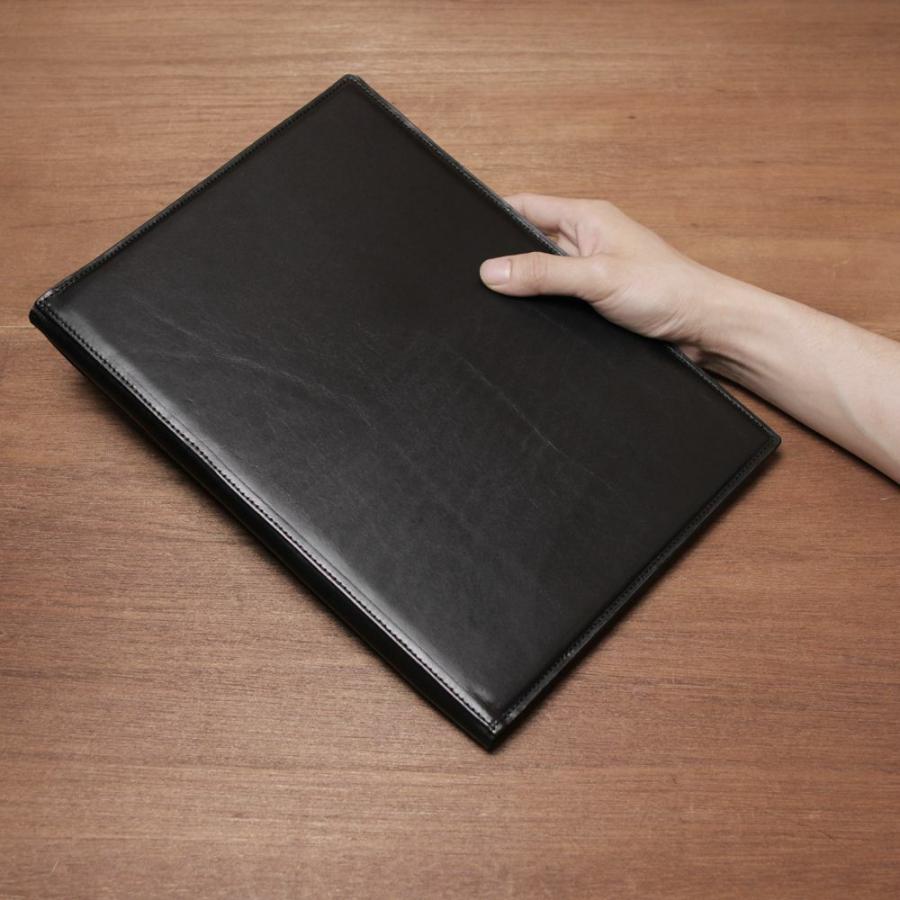 S'FACTORY ステーショナリー A4 レザーバインダー カウレザー ブラック