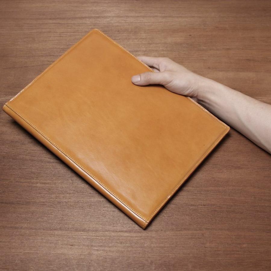 バインダー　レザー　A4 UNUSED S'FACTORY ステーショナリー A4 レザーバインダー カウレザー キャメル