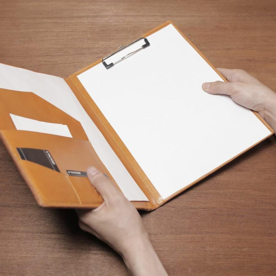 S'FACTORY ステーショナリー A4 レザーバインダー カウレザー キャメル