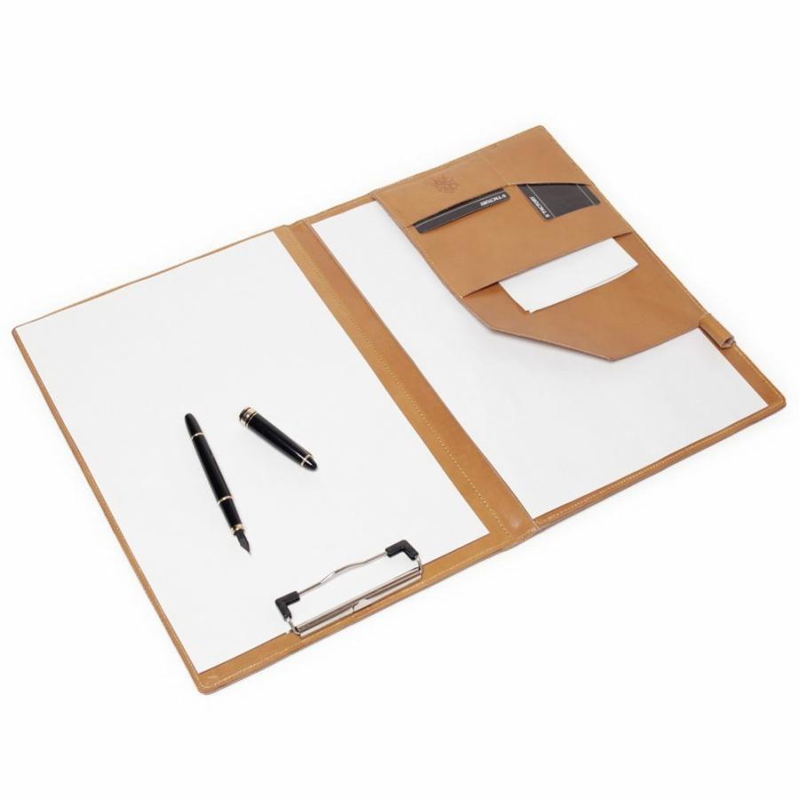 S'FACTORY ステーショナリー A4 レザーバインダー カウレザー キャメル