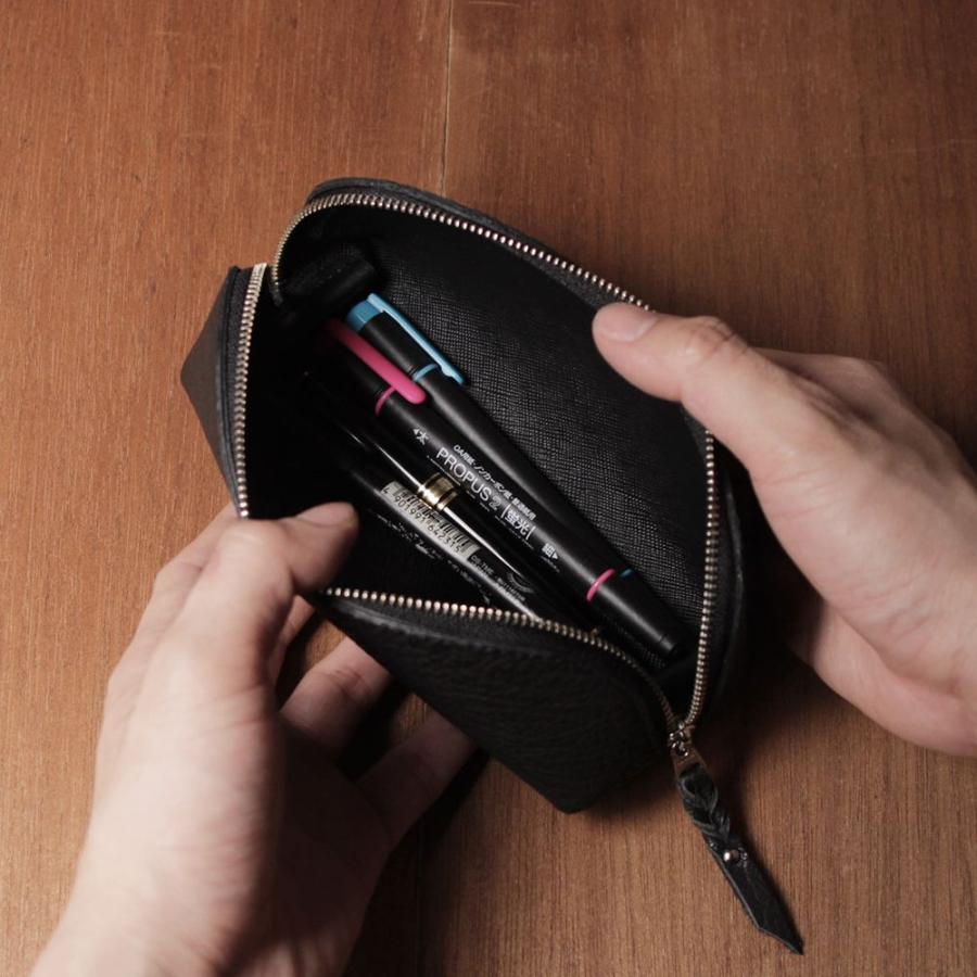 S'FACTORY ステーショナリー 三角 ペンケース シャーク（サメ革） : S