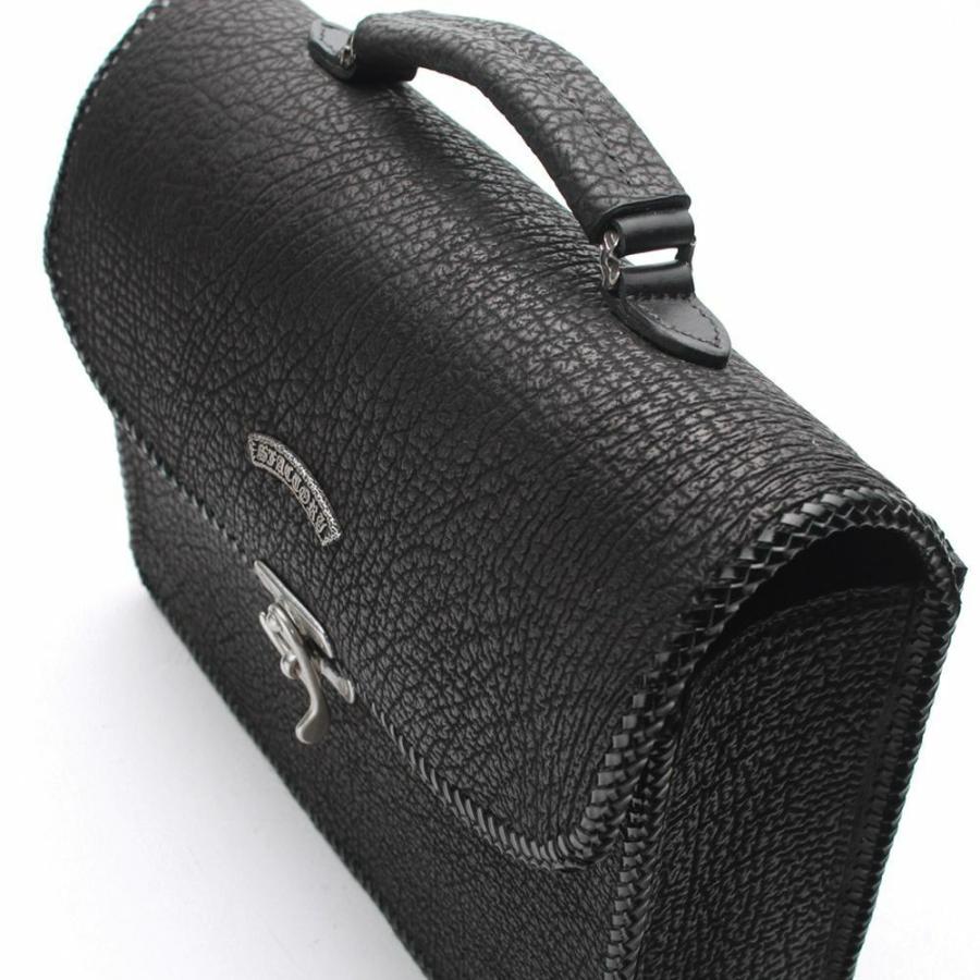 S'FACTORY バッグ 縁編みセカンドバッグ シャーク（サメ革） : S