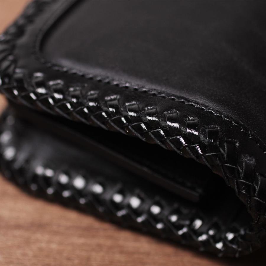 S'FACTORY 革財布 バイカーズウォレット05 カウレザー ブラック（牛革