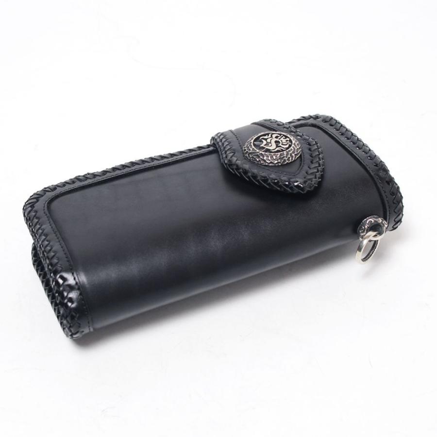 S'FACTORY 革財布 バイカーズウォレット05 カウレザー ブラック（牛革