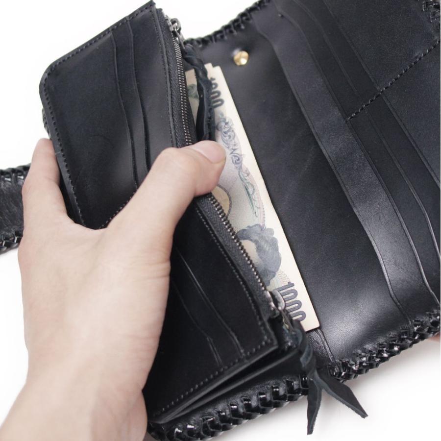 ブラザー S'FACTORY 革財布 バイカーズウォレット05 カウレザー ブラック（牛革