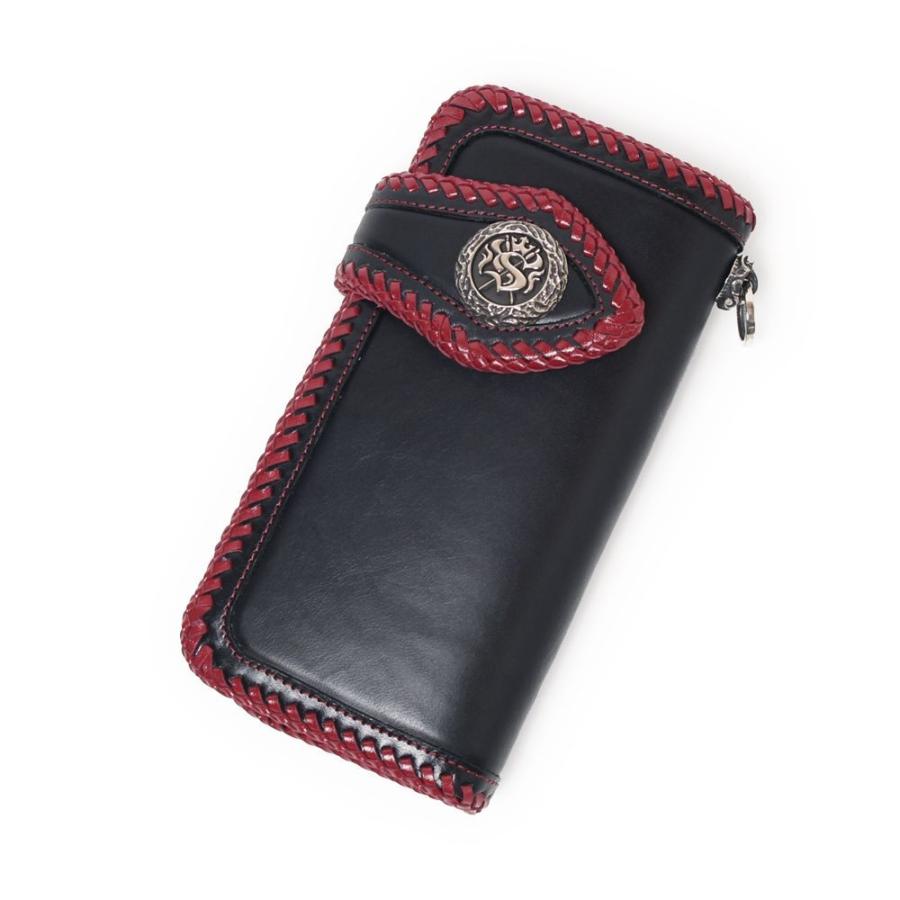 S'FACTORY 革財布 バイカーズウォレット05 カウレザー ブラック