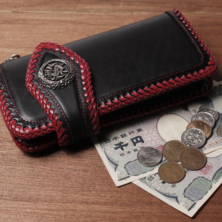 S'FACTORY 革財布 バイカーズウォレット05 カウレザー ブラック