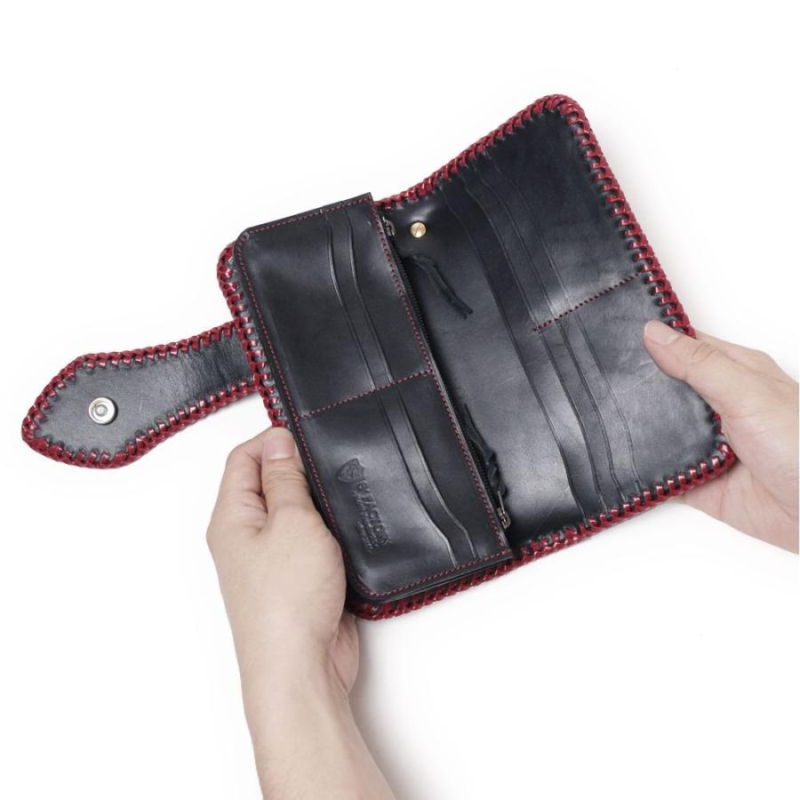 S'FACTORY 革財布 バイカーズウォレット05 カウレザー ブラック