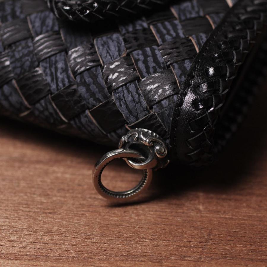 S'FACTORY 革財布 バイカーズウォレット05 シャーク メッシュ