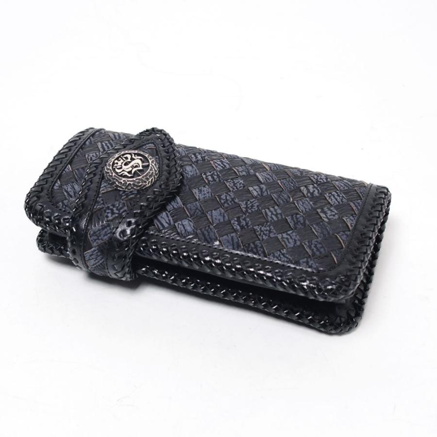 S'FACTORY バイカーズウォレット 鮫皮長財布 シャークスキン/鮫革/サメ/ウォレット/バイカーズウォレット