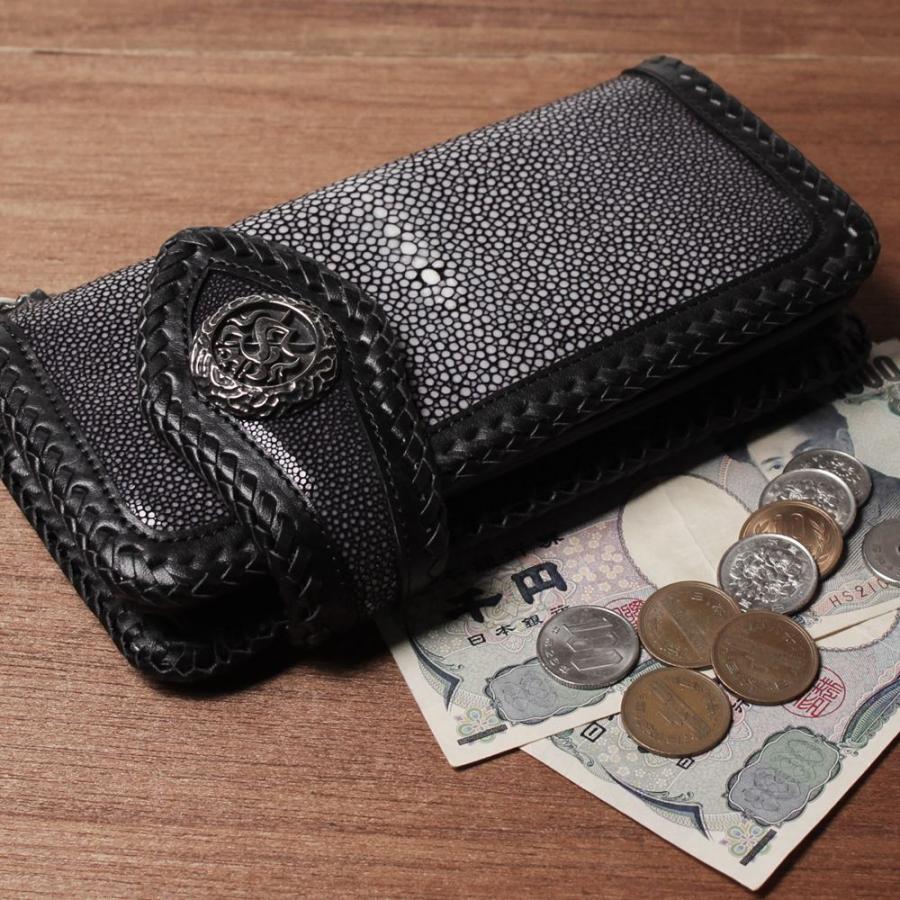 S'FACTORY 革財布 バイカーズウォレット05 スティングレー（エイ革