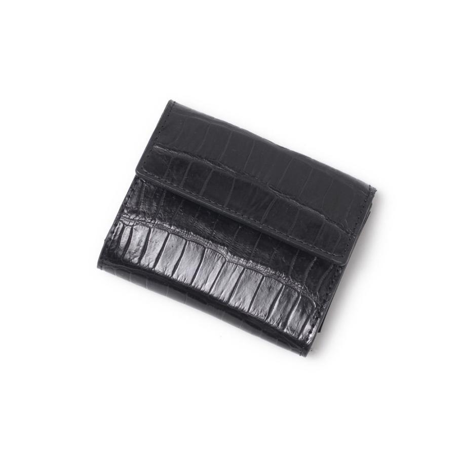 S'FACTORY 革財布 三つ折りミニウォレット クロコダイル（ワニ革）の画像